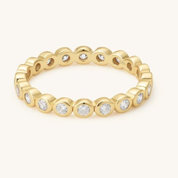 Anthropologie Jewelry - Bezel eternity ring N729